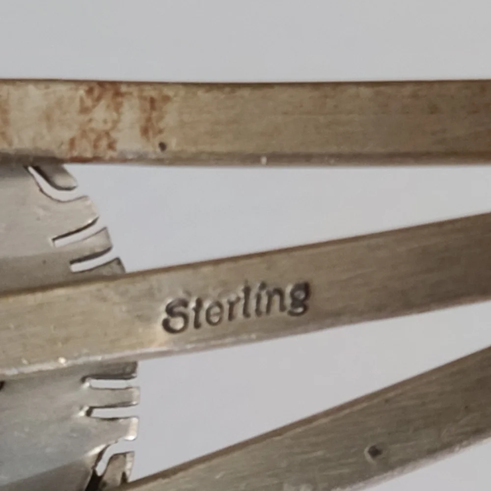 Vintage navajo Aaron Toadlena AT turquoise sterling bracelet native American - Picture 10 of 13